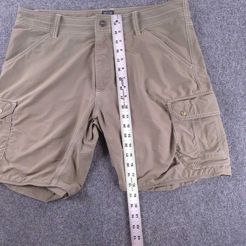 Kuhl Mens Cargo Shorts Tan Khaki Hiking Outdoor 36x30 PO 7983-00 - Picture 6 of 13